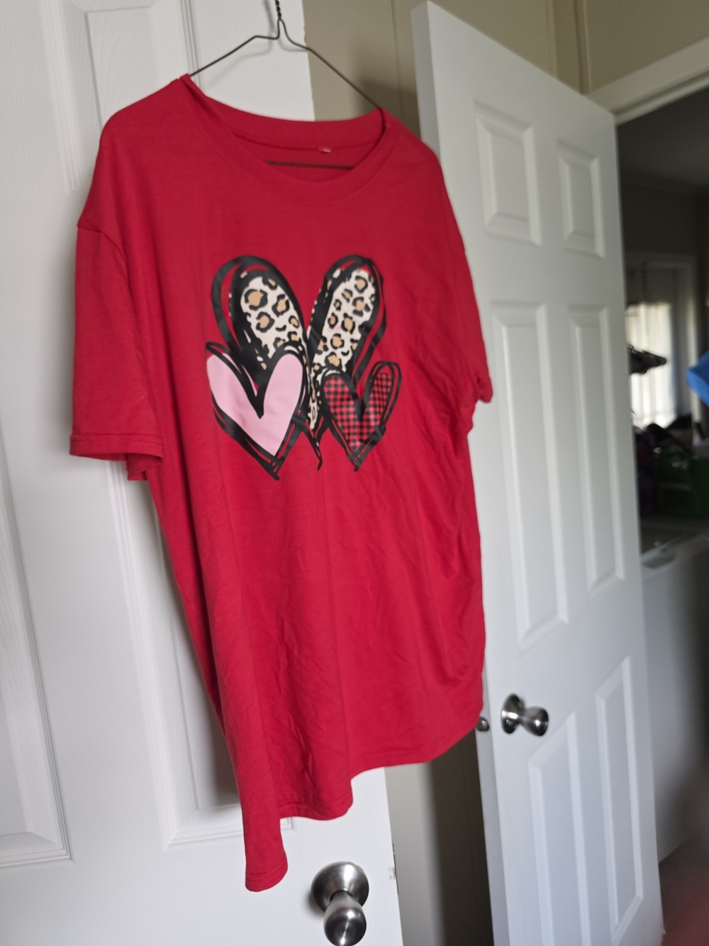 Kids Red Graphic Heart Tee